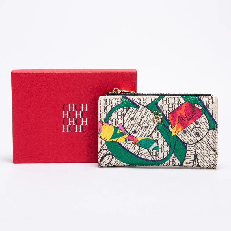 CartoonLuxe Wallet – Women’s Retro Long Purse