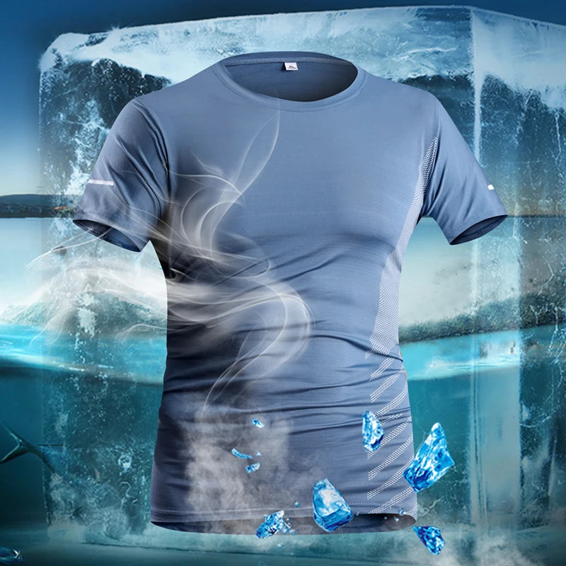 Velocity Tee – The Ice Silk Thin Running T-shirt
