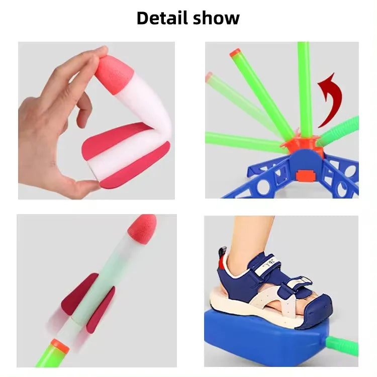 Air Boost Rocket Jumper – Pedal-Activated Soaring Rocket Game