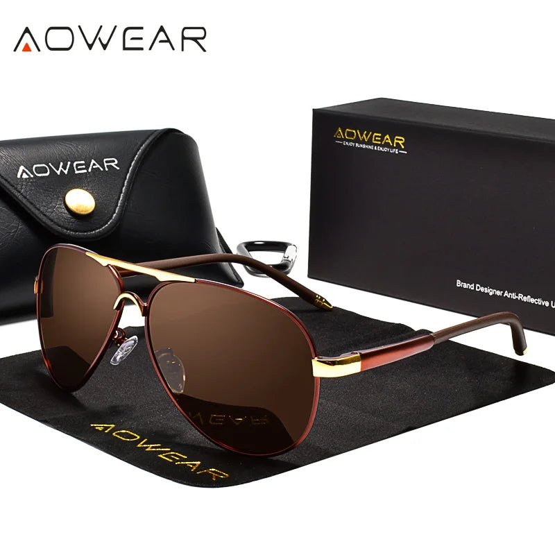 OWEAR SkyPilot – Polarized Aviator Sunglasses