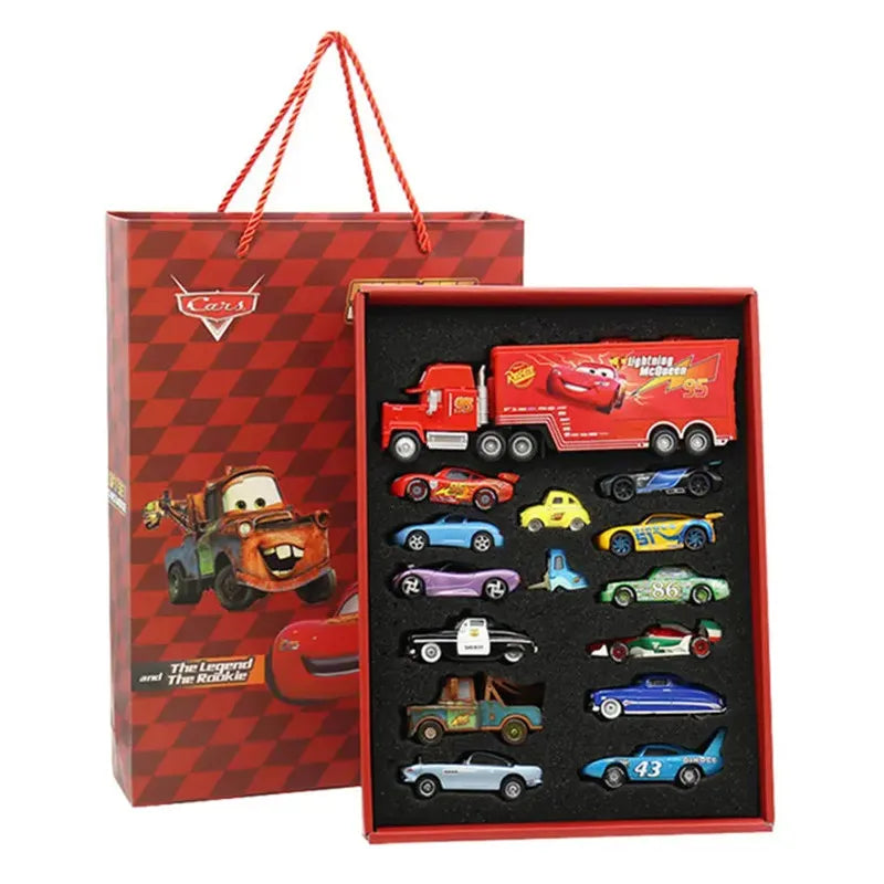 Cars Diecast Racing Set – 8/13/15 Metal Cars Gift Box