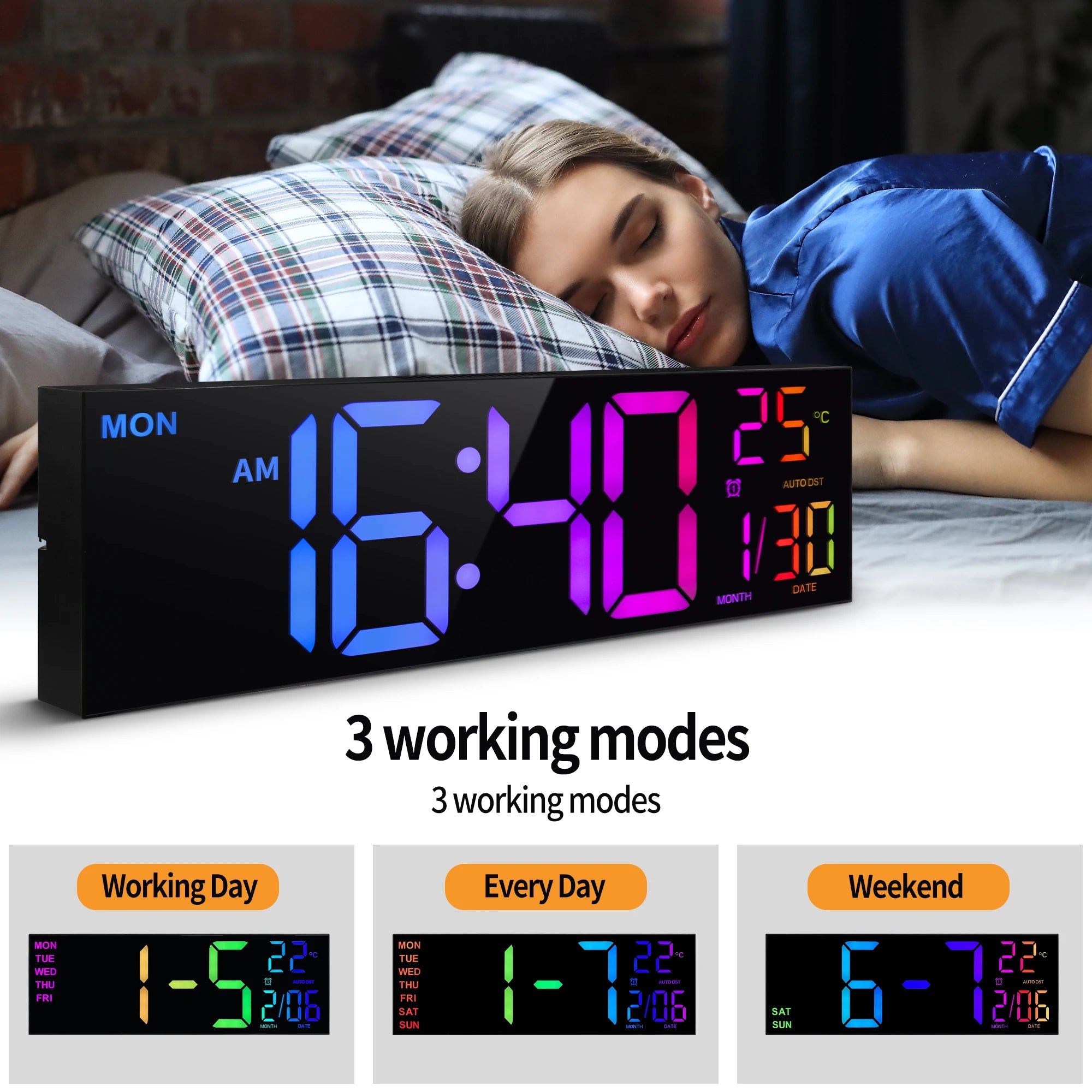 GlowMaster RGB Wall Clock