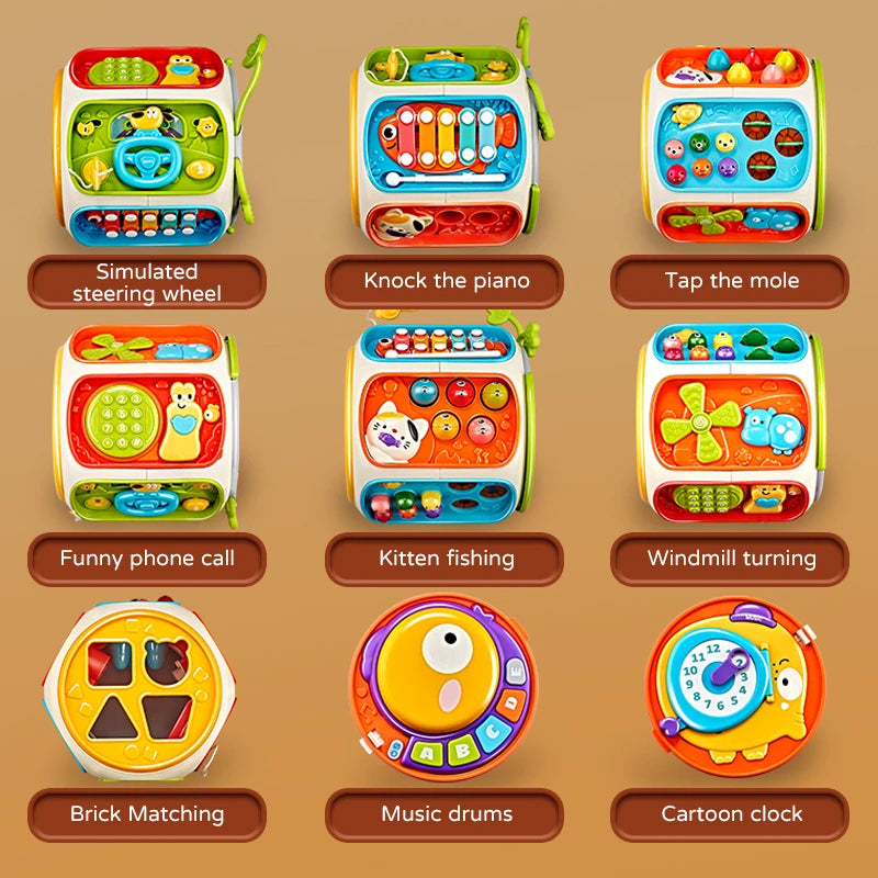 Musical Baby Phone Speaker – Sound & Light Learning Toy for Toddlers