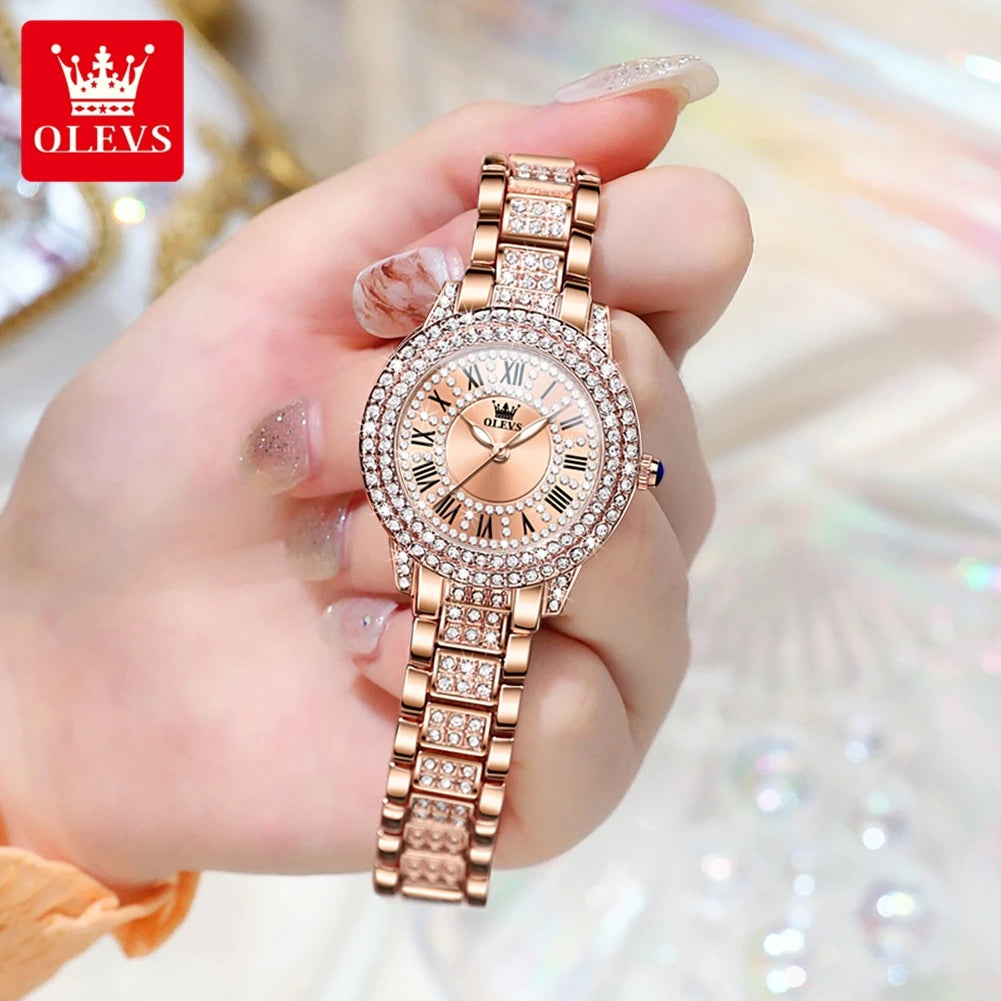 OLEVS Dazzle – The Luxury Diamond-Accented Women's Watch