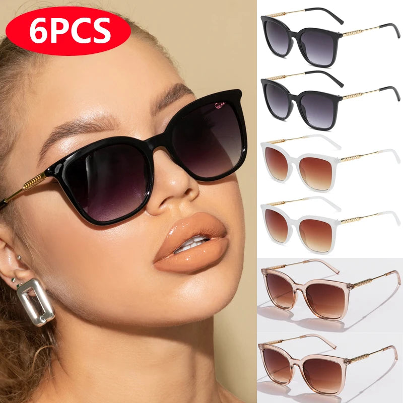 The Meridian – Vintage Square Sunglasses with Alloy Frame
