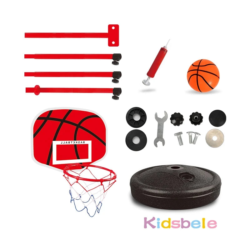 Kids Adjustable Basketball Hoop Set