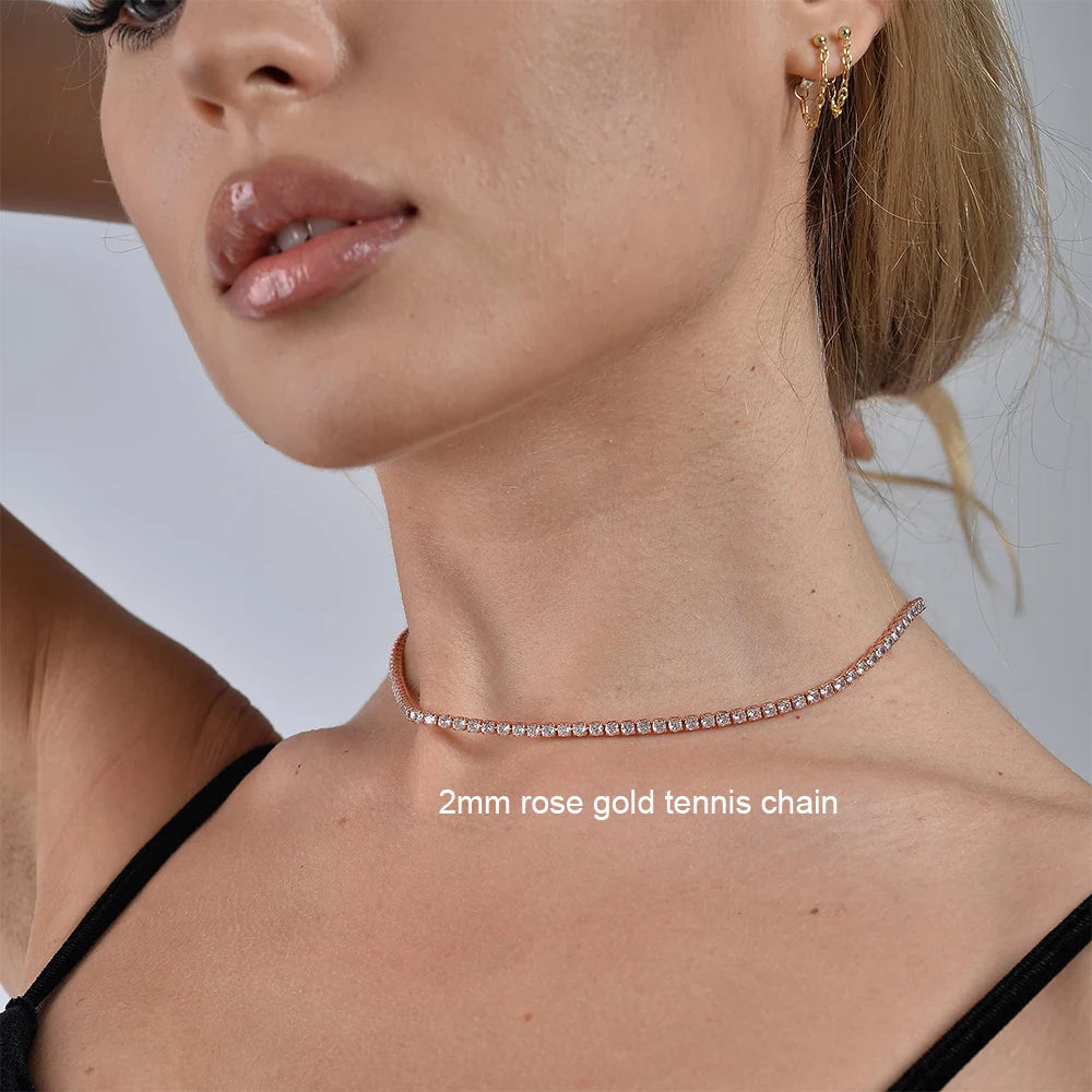 Luminia Luxe – 18K Gold Plated Rhinestone Choker