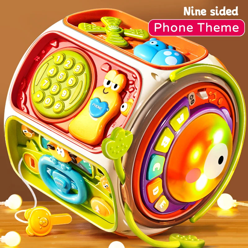 Musical Baby Phone Speaker – Sound & Light Learning Toy for Toddlers