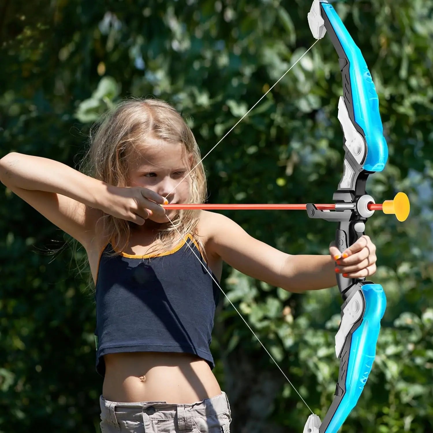 Light-Up Archery Set for Kids – Bow, Quiver & Target