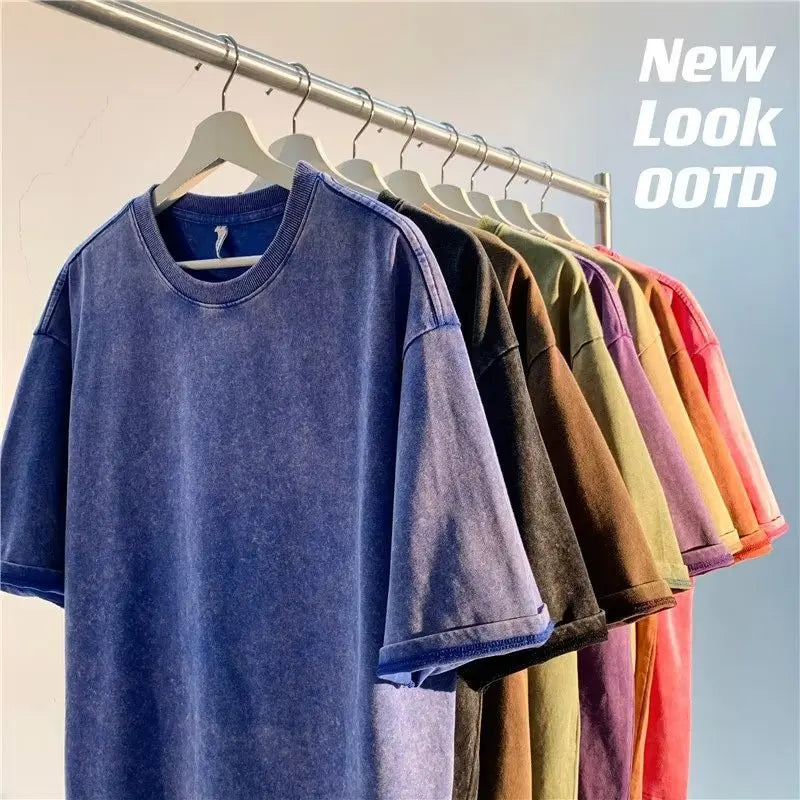 Retro Threads – The American Style Cotton T-shirt