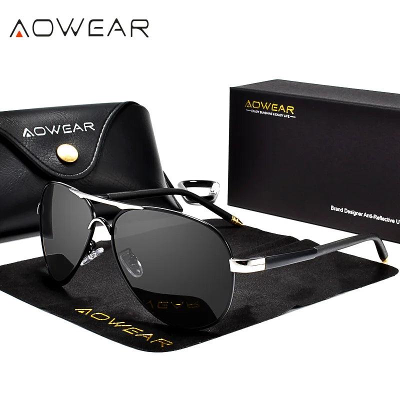 OWEAR SkyPilot – Polarized Aviator Sunglasses