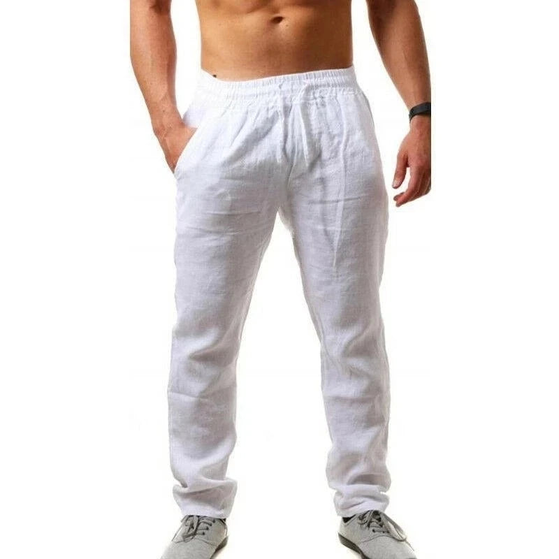 Linen Blend Trousers – The Breathable Casual Pants