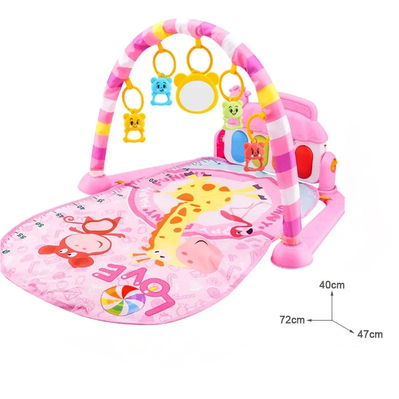 MelodyMagic Baby Gym with Musical Piano & Crawling Mat