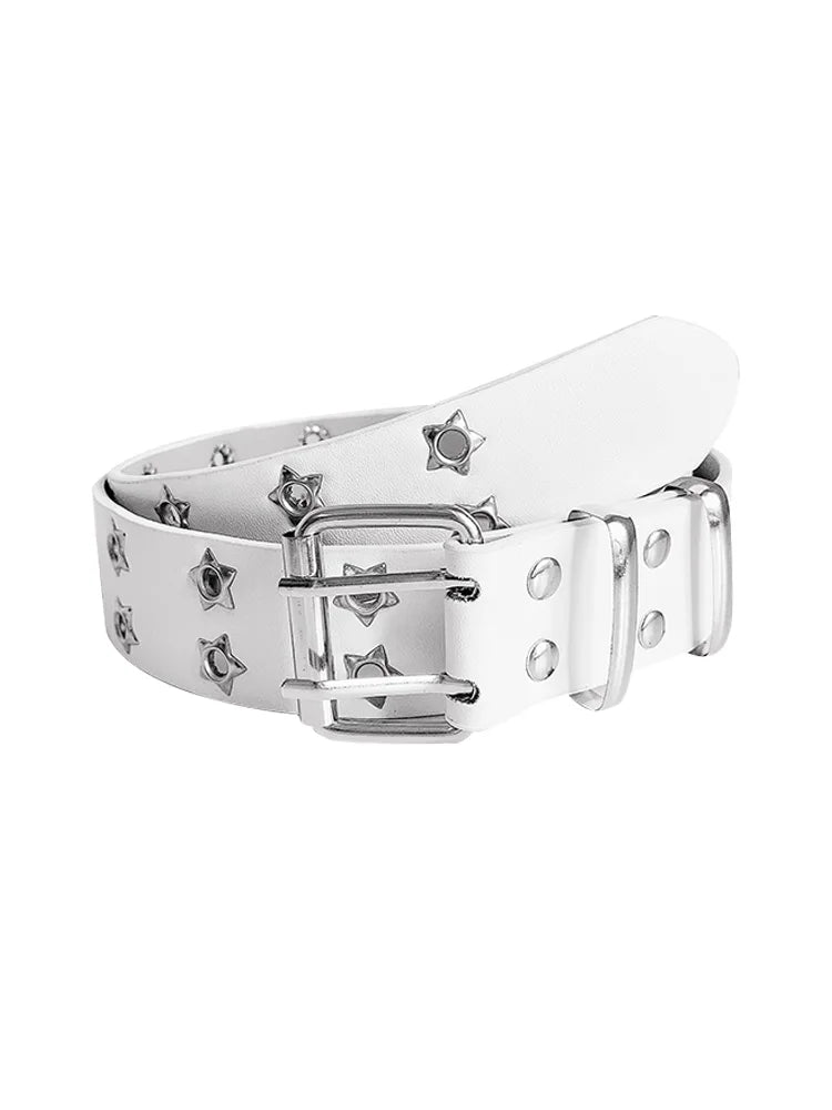 Aura Punk – The Y2K Double-Hole Belt for Men & Women