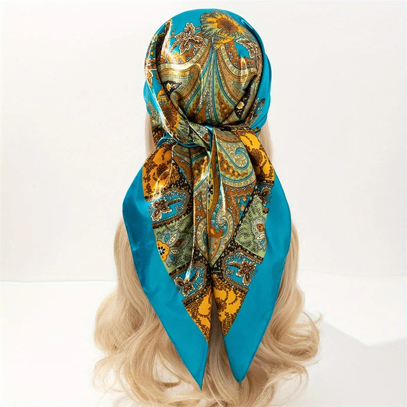 Aura Luxe – The Luxury Print Silk Scarf