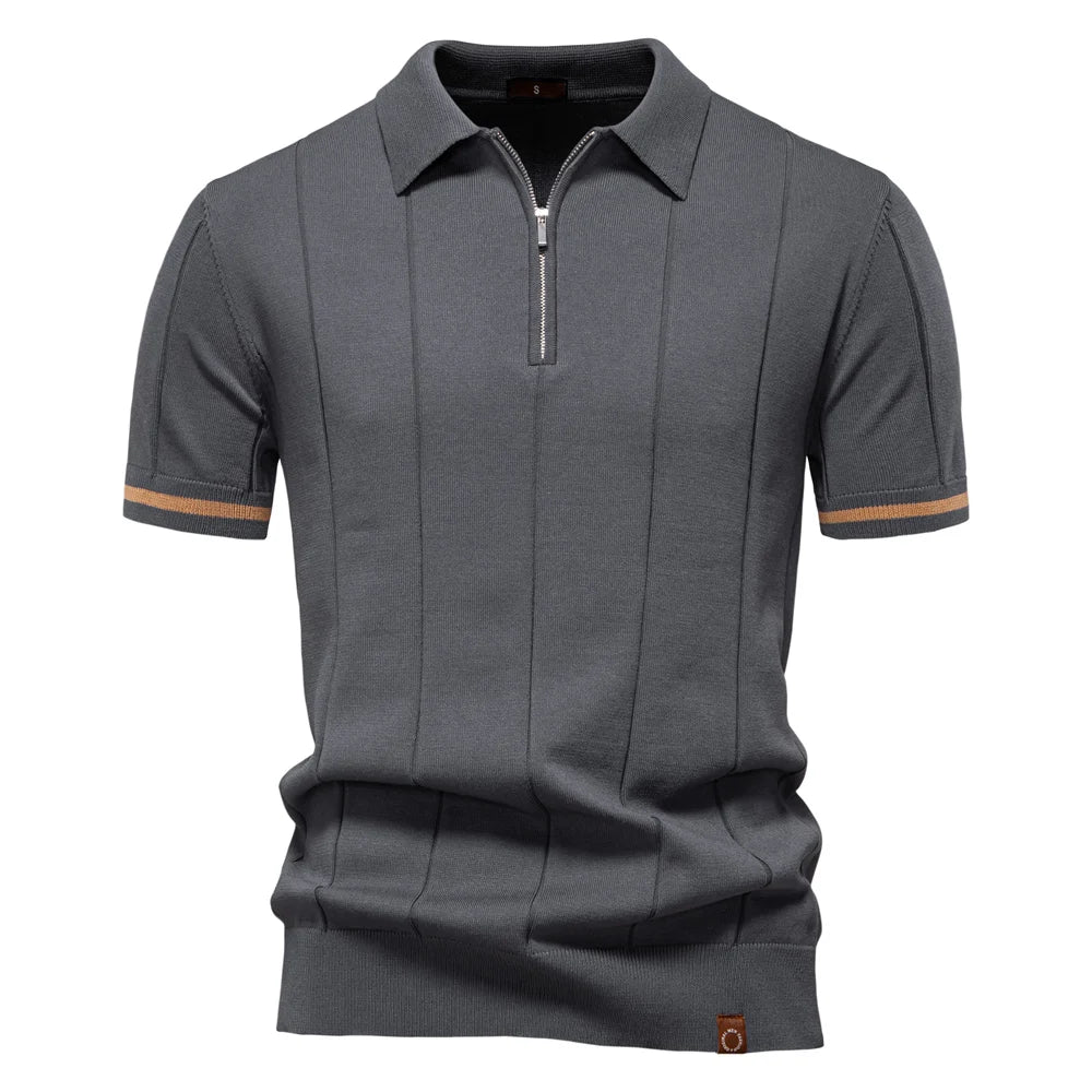 Urban Polo – The Sporty Polo Shirt with a Zipper