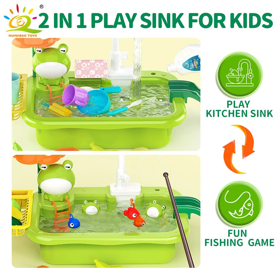Splash & Spin Electric Dishwasher Playset