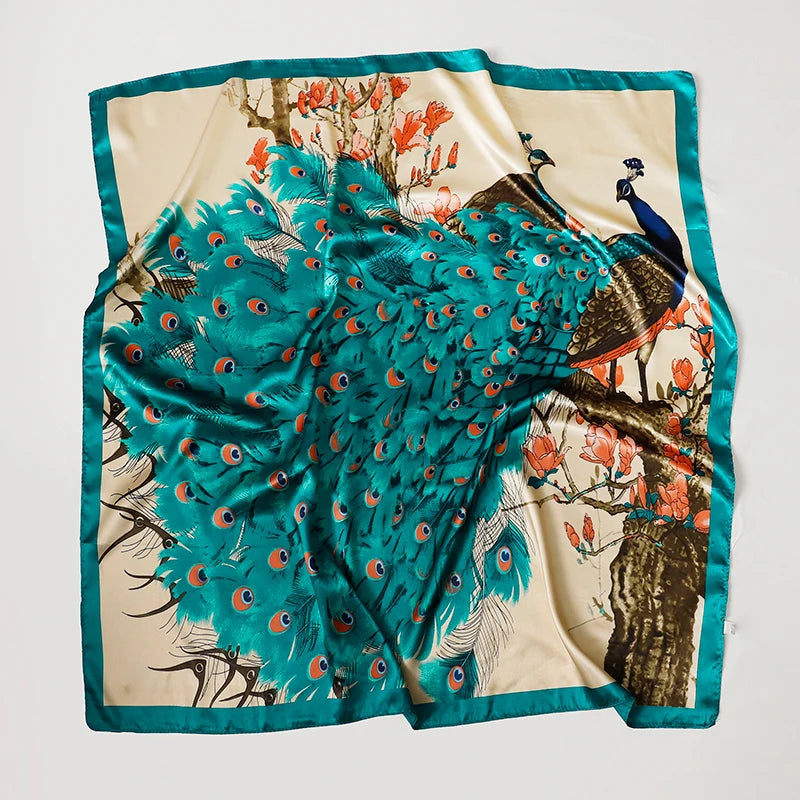 Aura Luxe – The Luxury Print Silk Scarf