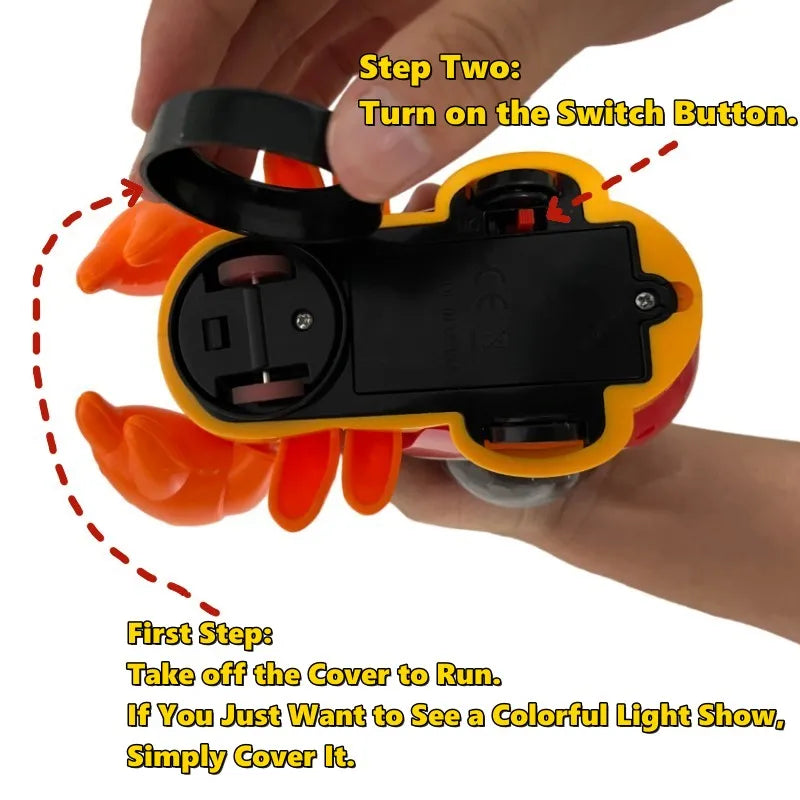 Crawling Crab Baby Toy – Light-Up Music & Dancing Fun