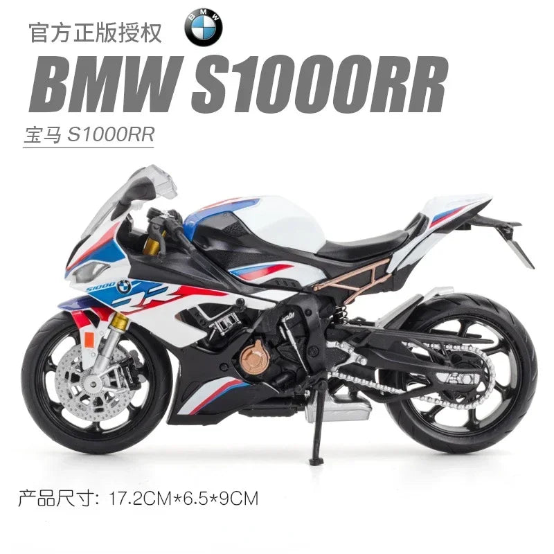 BMW S1000RR 1:12 Diecast Bike – Premium Alloy Motorcycle Model for Collectors & Kids