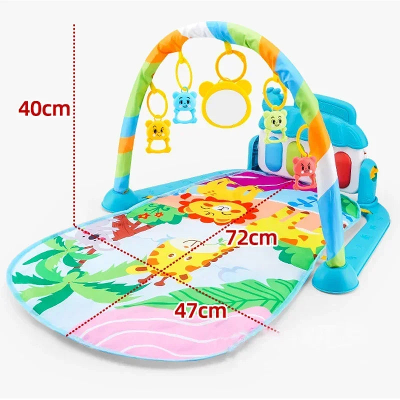 MelodyMagic Baby Gym with Musical Piano & Crawling Mat