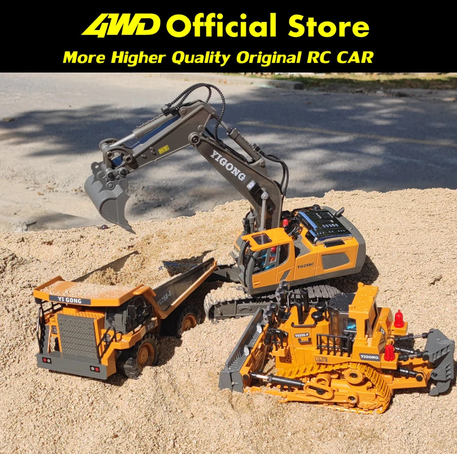 4WD RC Construction Vehicle – Remote Control Construction Toy