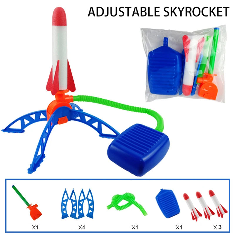 Air Boost Rocket Jumper – Pedal-Activated Soaring Rocket Game