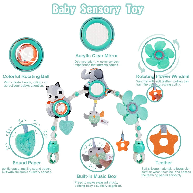SnuggleArch™ Sensory Stroller Toy