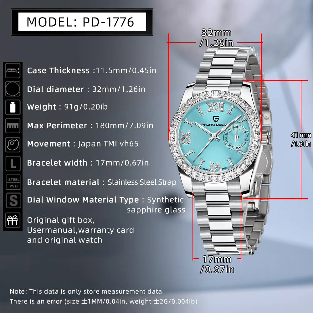 Luminia – Luxury 32MM Women's Quartz Watch