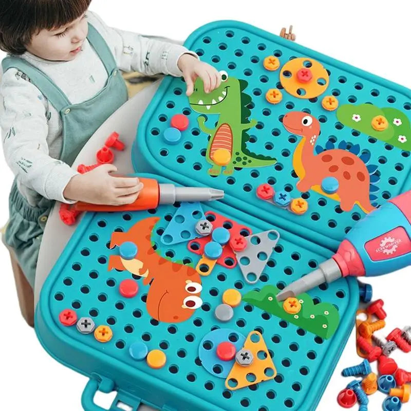 3D Puzzle Drill Tool Kit for Kids (211–351pcs)