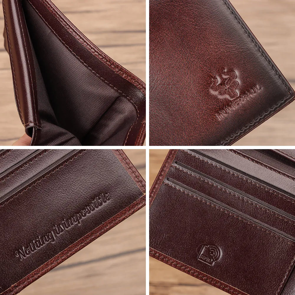 KAVIS Classic RFID Leather Wallet