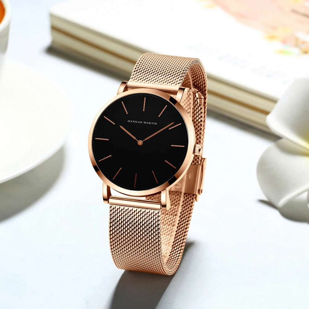 Kaito Elegance – Stainless Steel Mesh Women's Watch