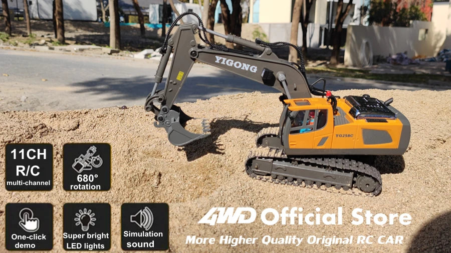 4WD RC Construction Vehicle – Remote Control Construction Toy