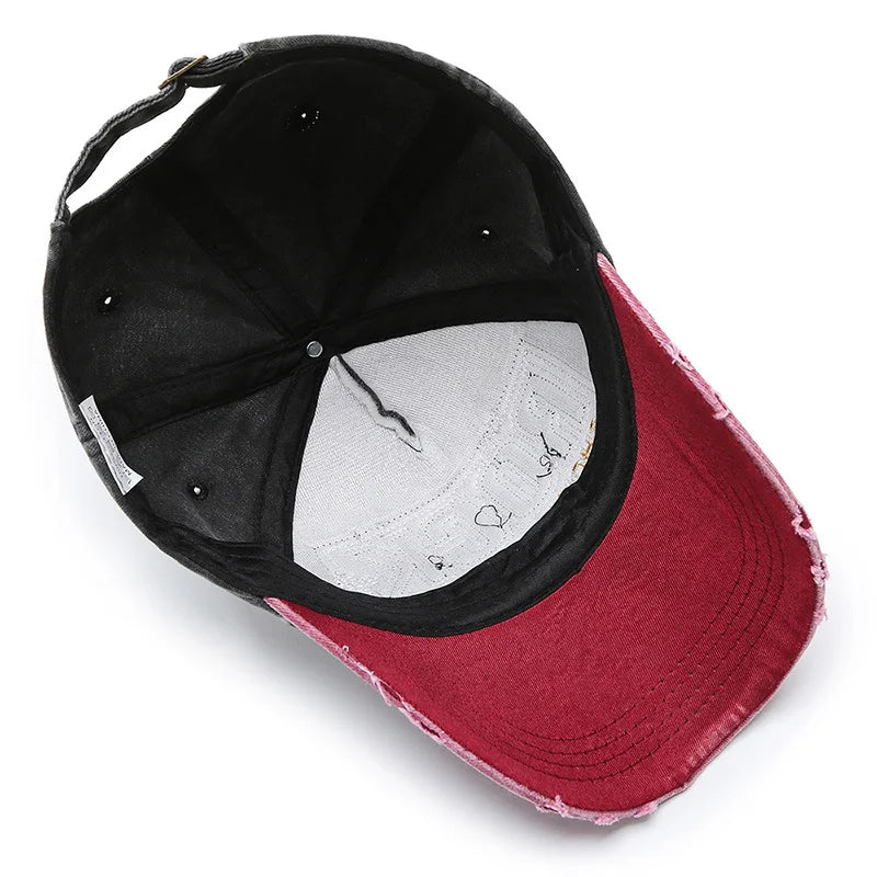 VintageWashed Denim Cap