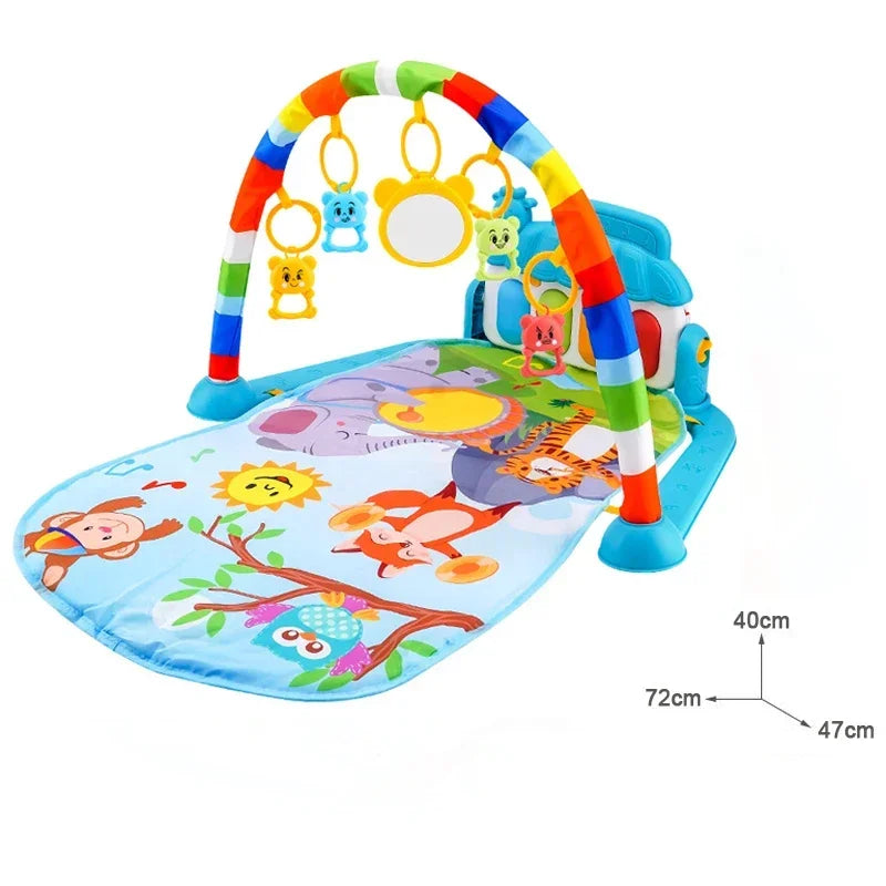 MelodyMagic Baby Gym with Musical Piano & Crawling Mat