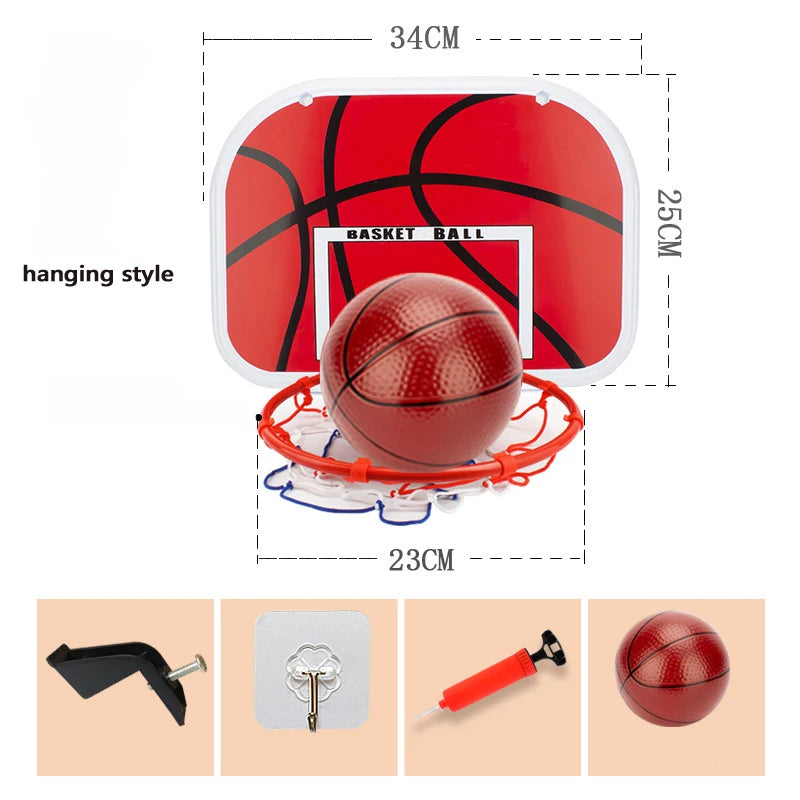 Kids Adjustable Basketball Hoop Set