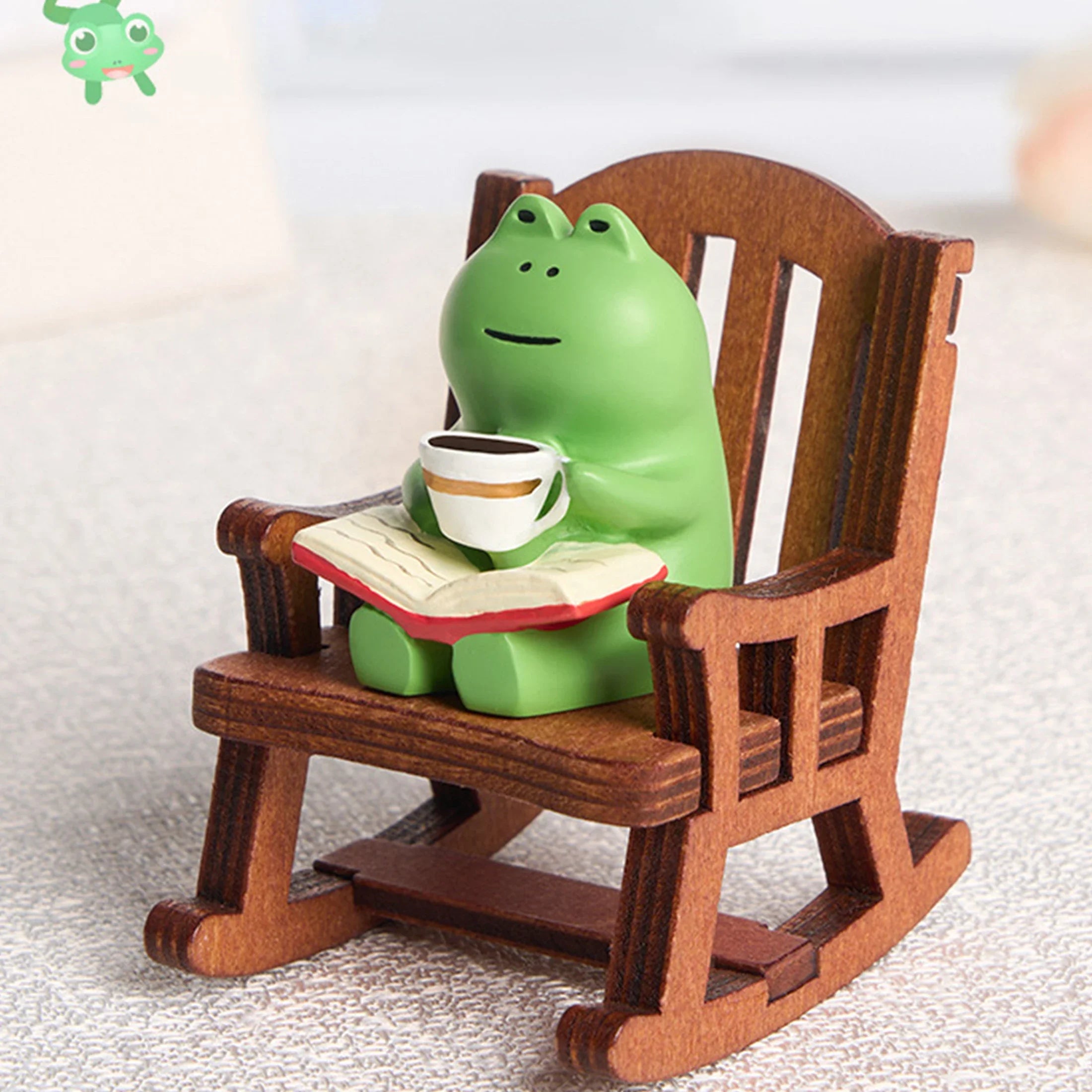Kawaii Frog Swing – Charming Office & Car Decor