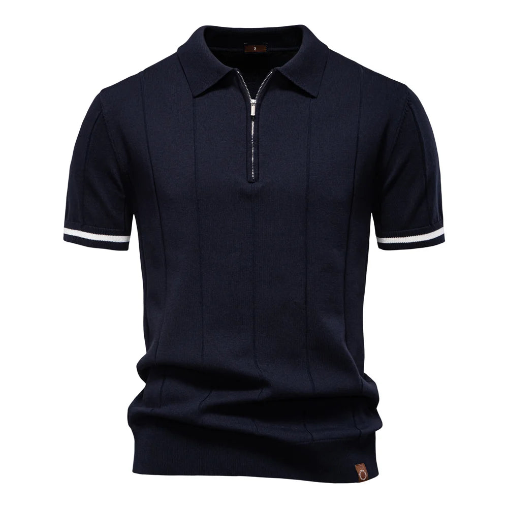 Urban Polo – The Sporty Polo Shirt with a Zipper