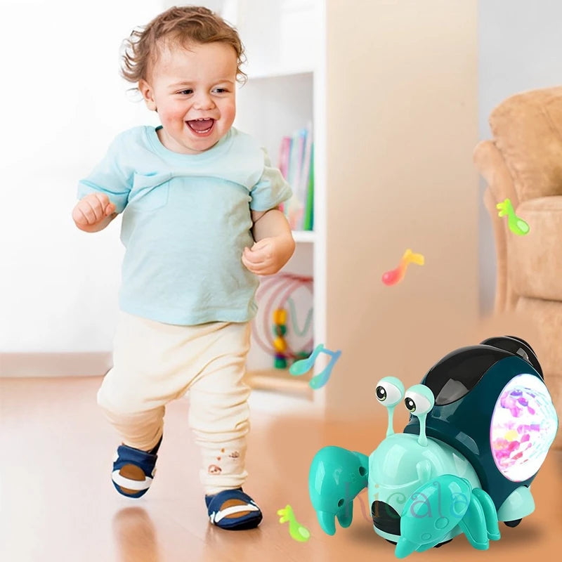 Crawling Crab Baby Toy – Light-Up Music & Dancing Fun