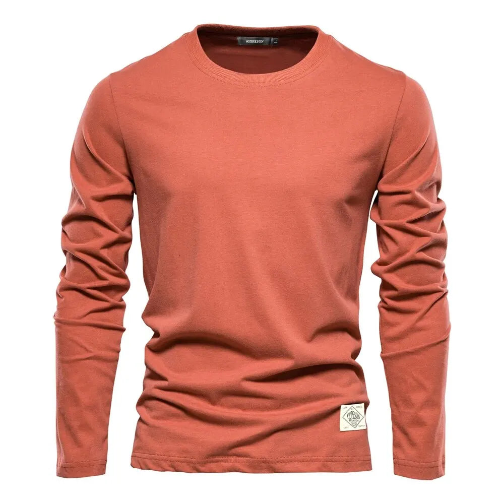 Classic Crew – The 100% Cotton Long Sleeve T-shirt