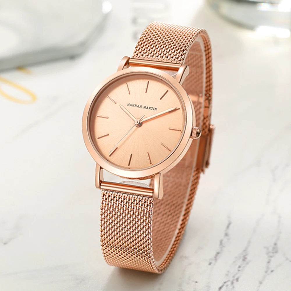 Kaito Elegance – Stainless Steel Mesh Women's Watch