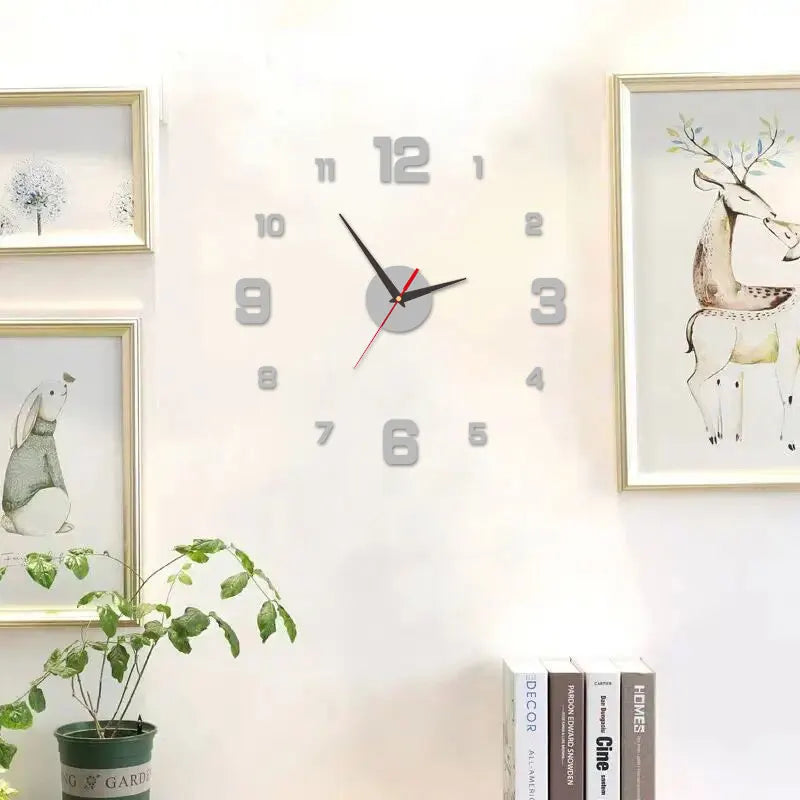 TimeFlow Frameless 3D Wall Clock