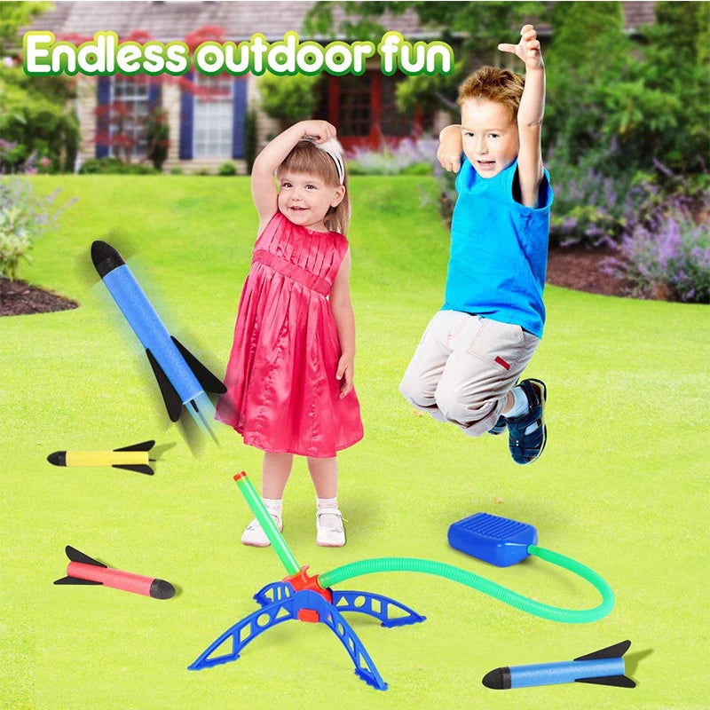 Air Boost Rocket Jumper – Pedal-Activated Soaring Rocket Game
