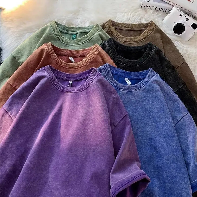 Retro Threads – The American Style Cotton T-shirt