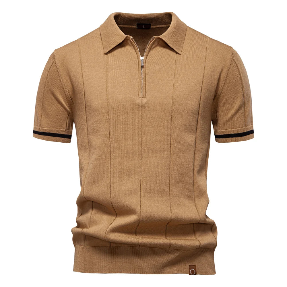 Urban Polo – The Sporty Polo Shirt with a Zipper