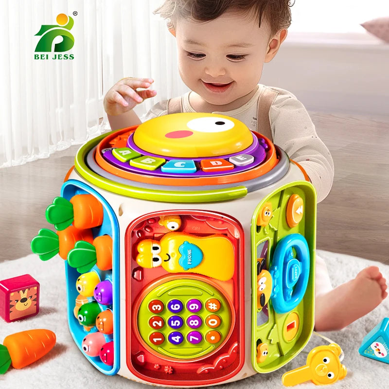 Musical Baby Phone Speaker – Sound & Light Learning Toy for Toddlers