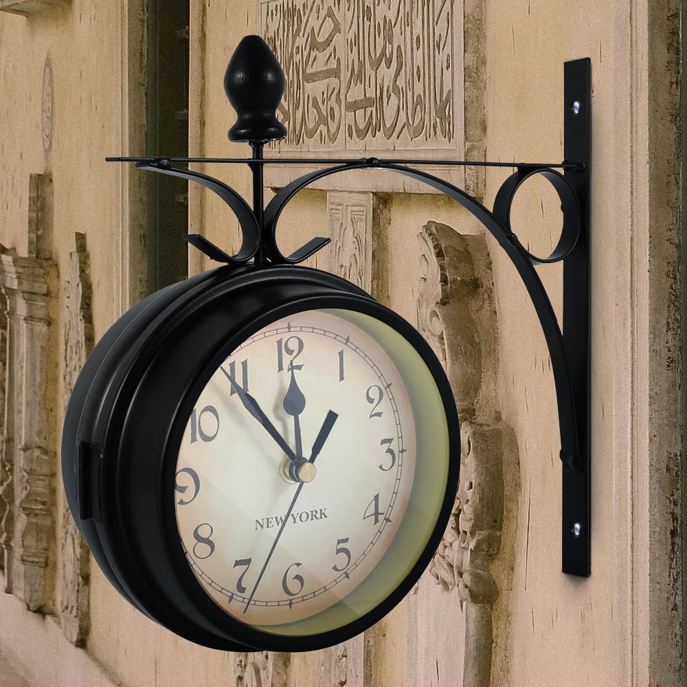 Vintage Timekeeper Double Clock