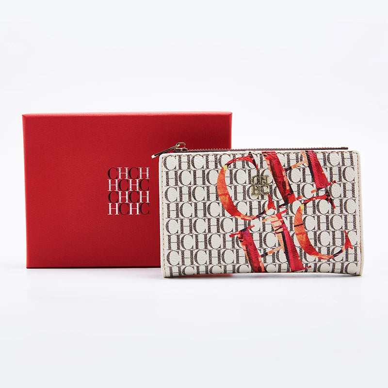 CartoonLuxe Wallet – Women’s Retro Long Purse