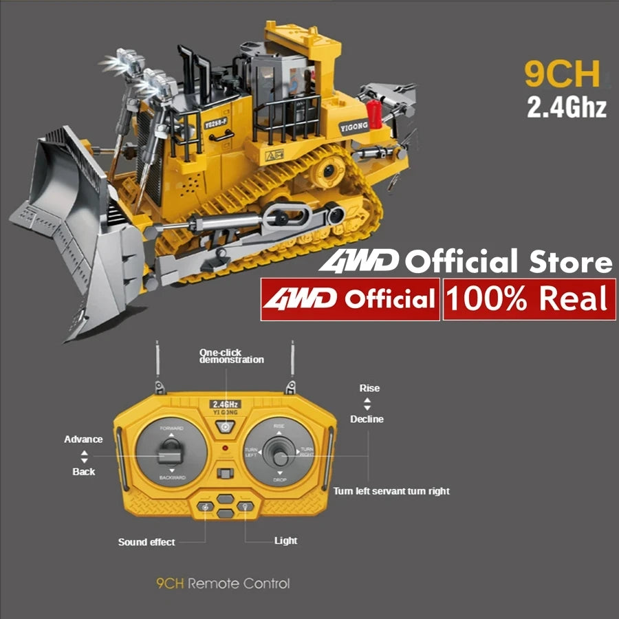 4WD RC Construction Vehicle – Remote Control Construction Toy