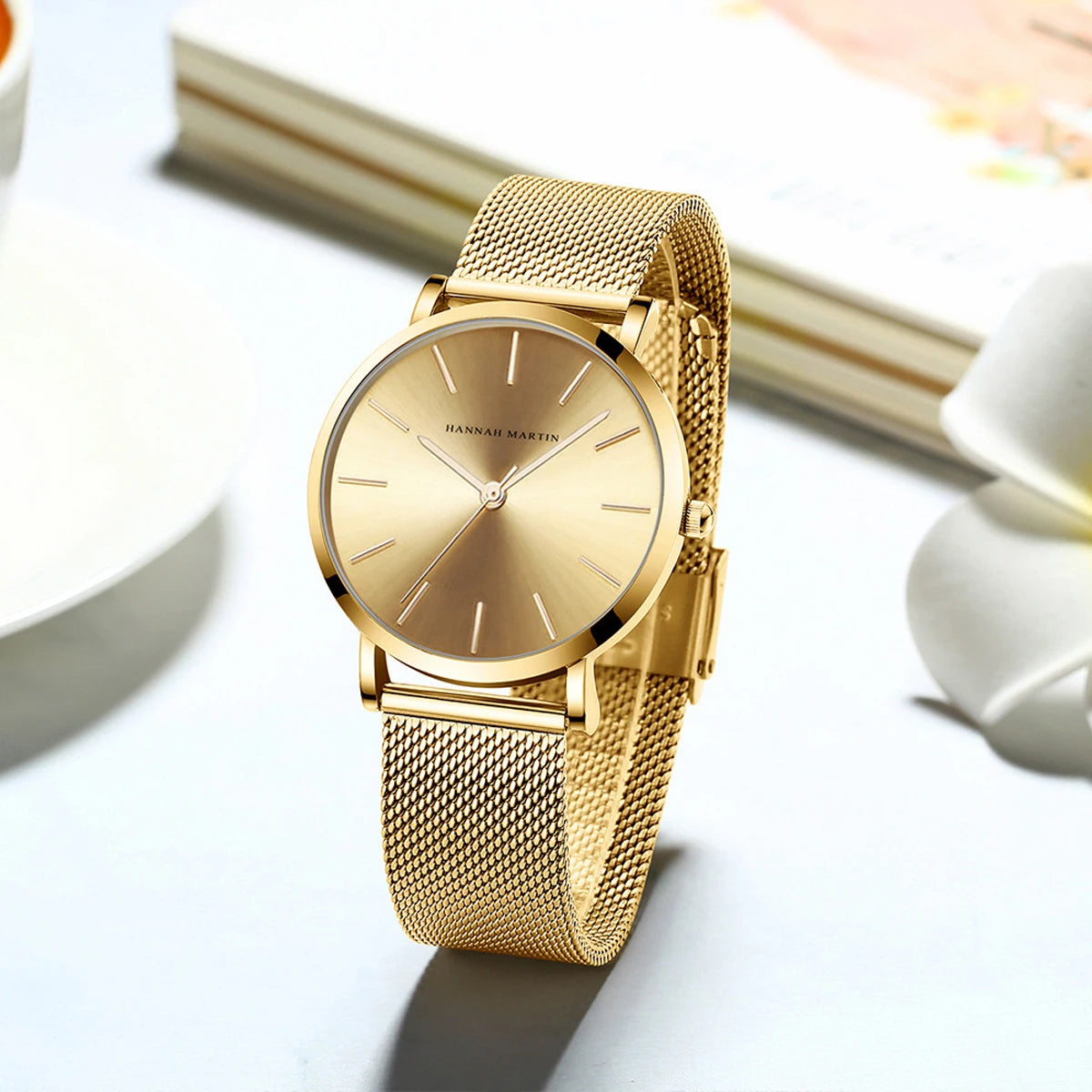 Kaito Elegance – Stainless Steel Mesh Women's Watch